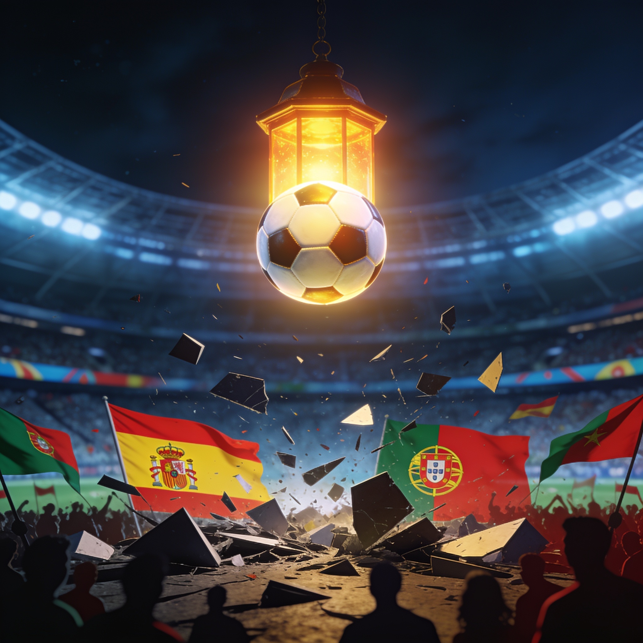 ¿Puede el fútbol europeo salvar al Mundial 2026 del desorden? — Deportes, ilustración editorial