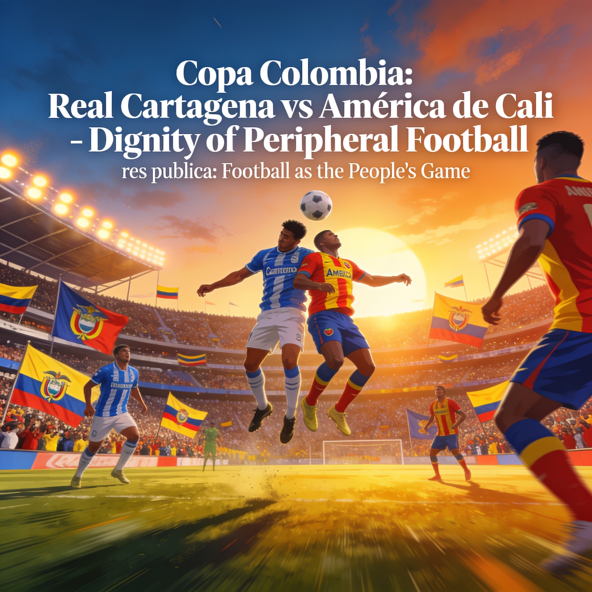 La Copa Colombia y la dignidad de la periferia futbolística — Deportes, ilustración editorial