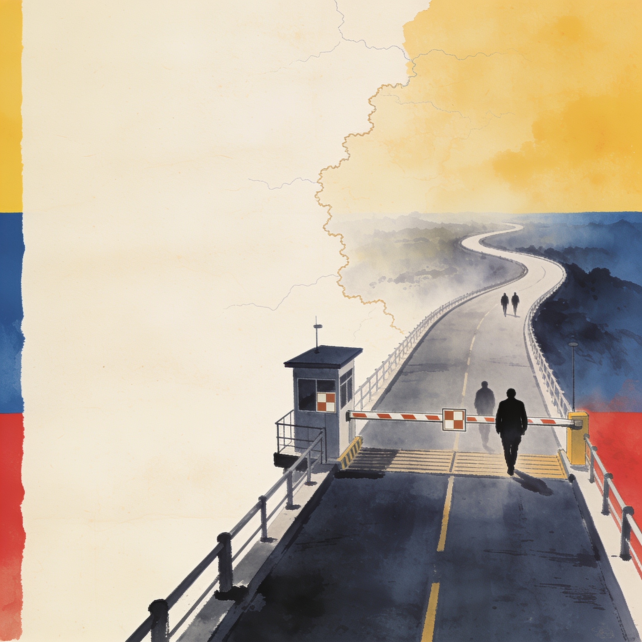 La frontera con Venezuela necesita pliegos, no expectativas — Política, ilustración editorial