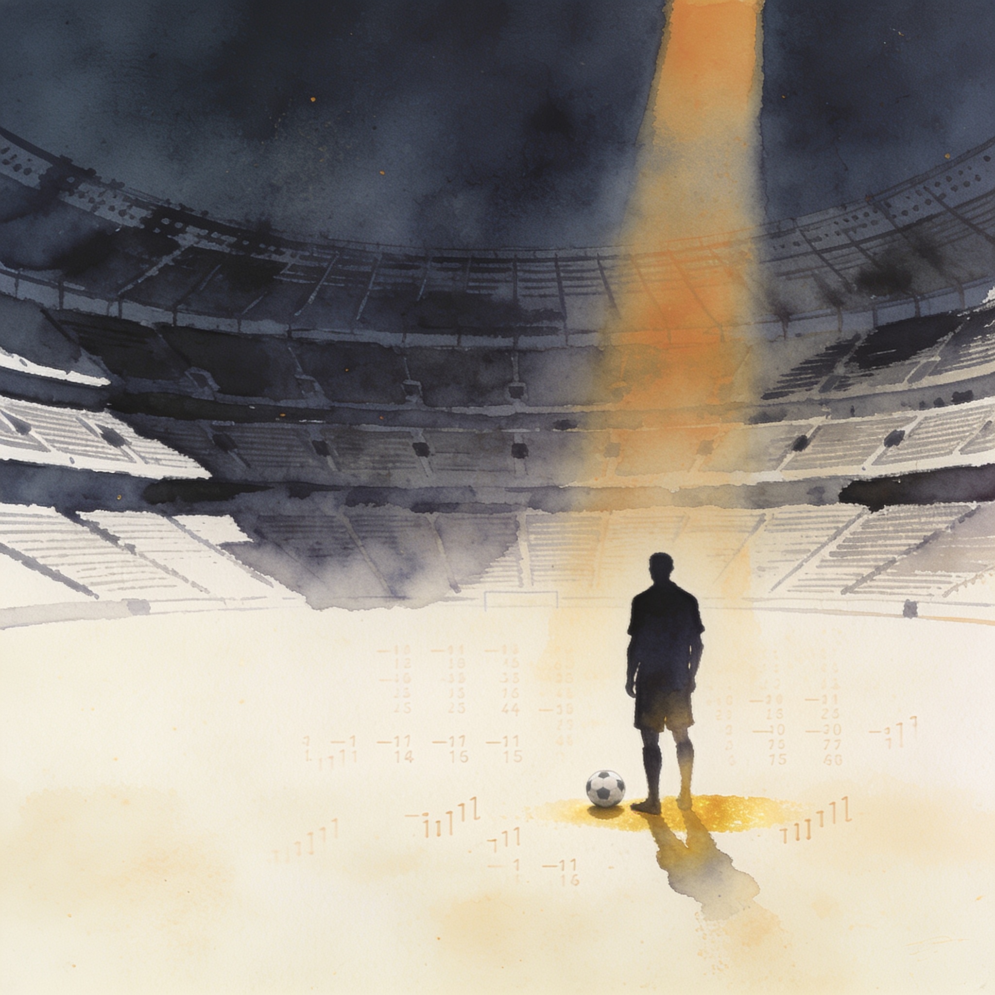 Messi y la medida exacta de la grandeza — Deportes, ilustración editorial