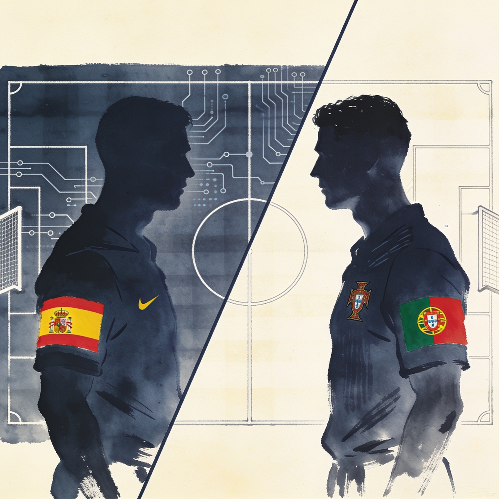 ¿Puede un algoritmo predecir el destino de una rivalidad histórica? — Deportes, ilustración editorial