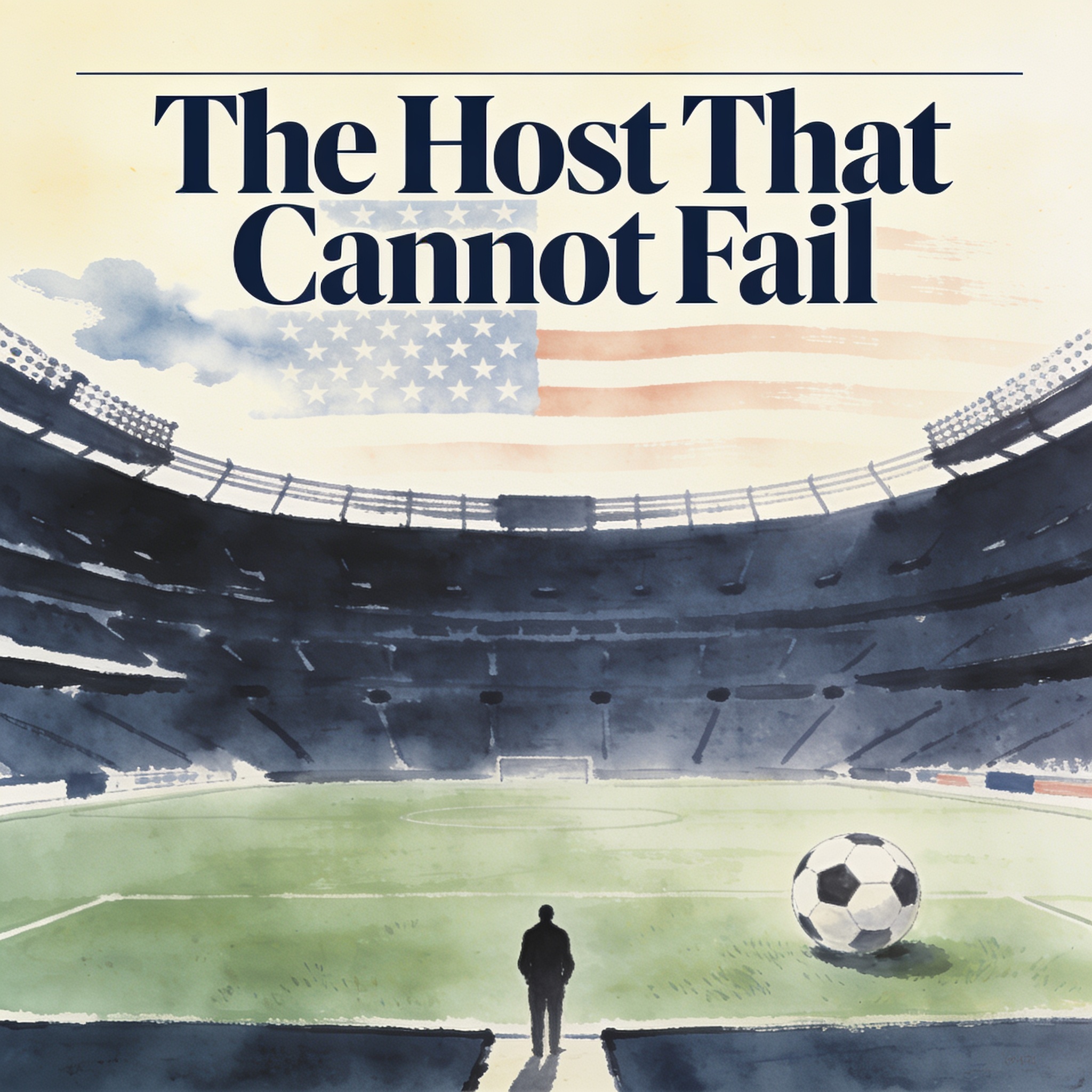 El anfitrión que no puede fallar — Deportes, ilustración editorial