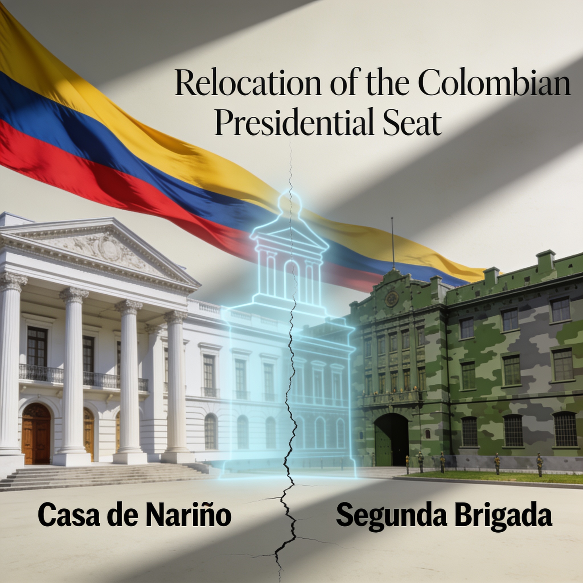 La sede presidencial en Barranquilla y el precedente territorial — Política, ilustración editorial