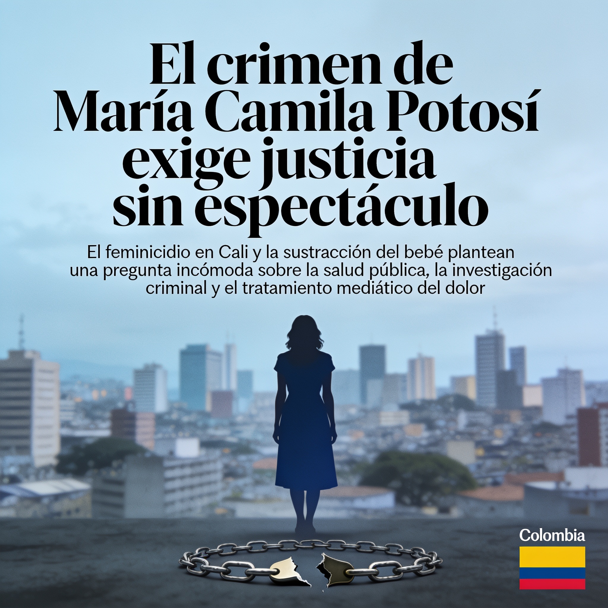El crimen de María Camila Potosí exige justicia sin espectáculo — Deportes, ilustración editorial