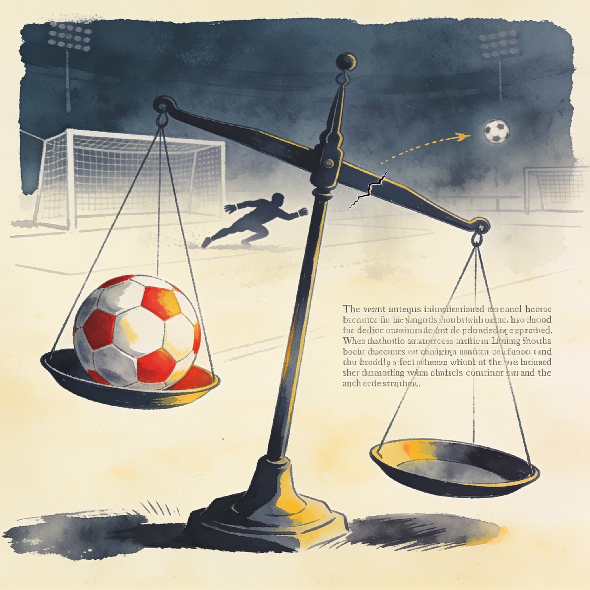 Colombia cae ante Suiza y el fútbol repite su lección de crueldad justa — Deportes, ilustración editorial
