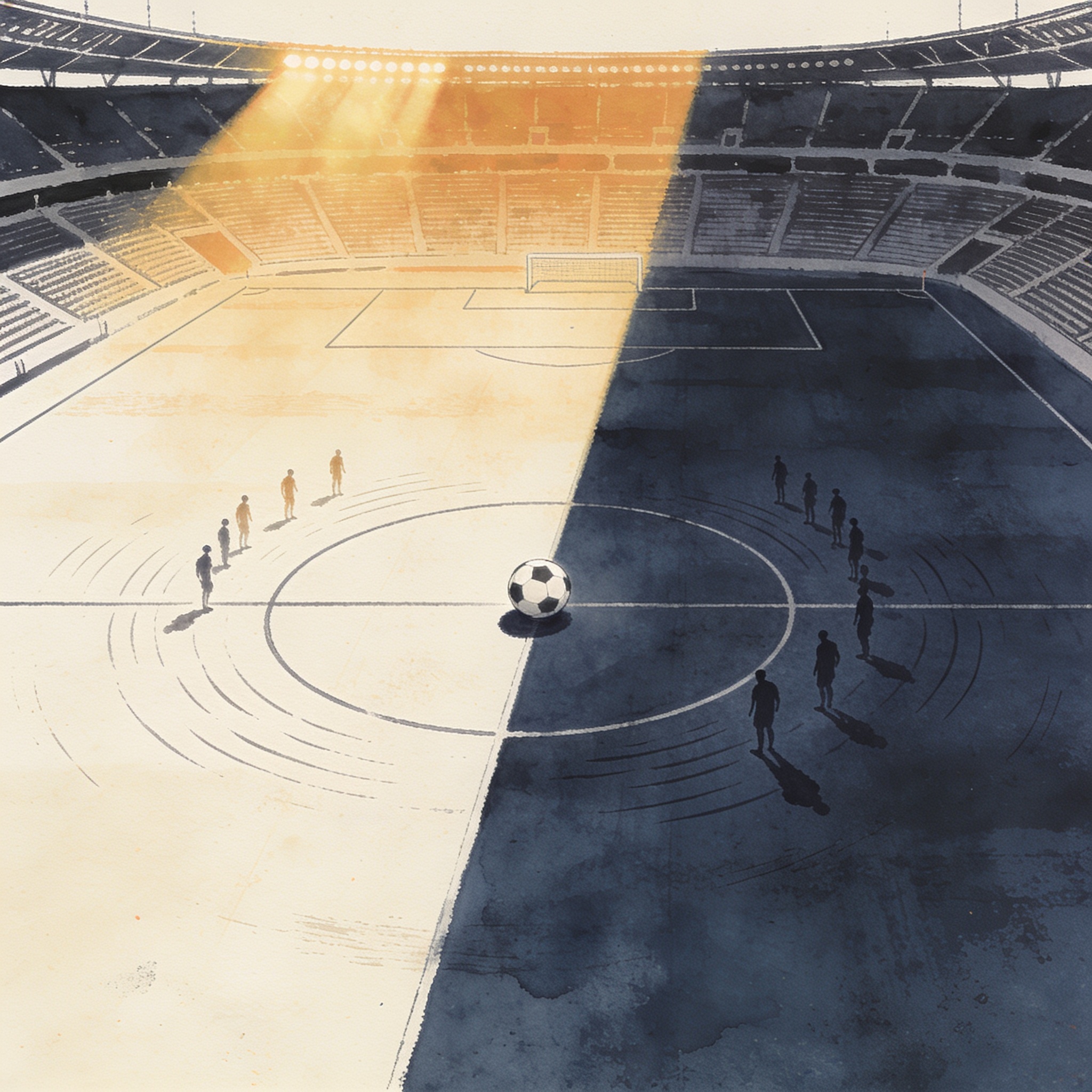 El fútbol colombiano premia a los mismos de siempre — Deportes, ilustración editorial