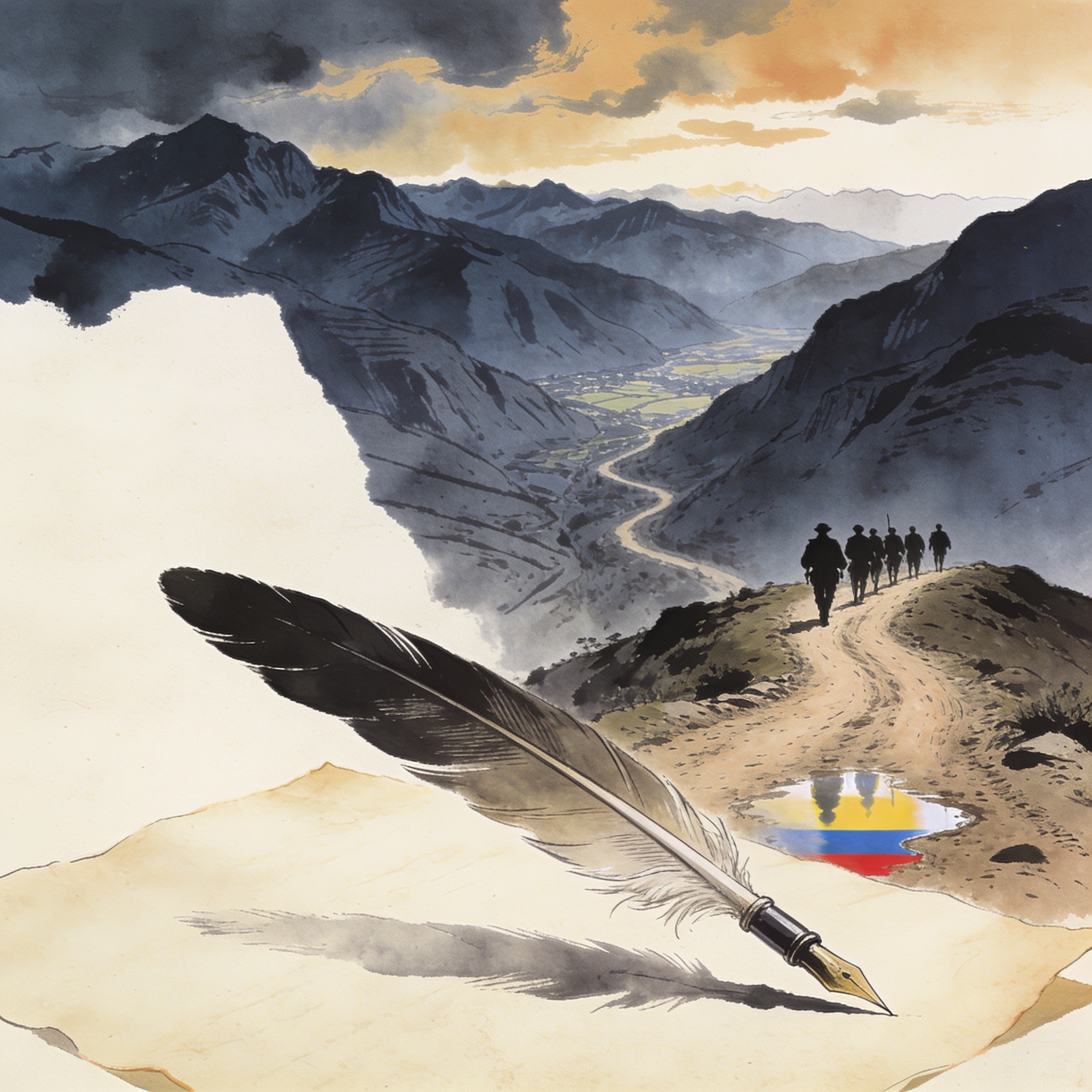El Senado le pregunta a la Fuerza Pública si el Cauca aguanta la posesión — Política, ilustración editorial