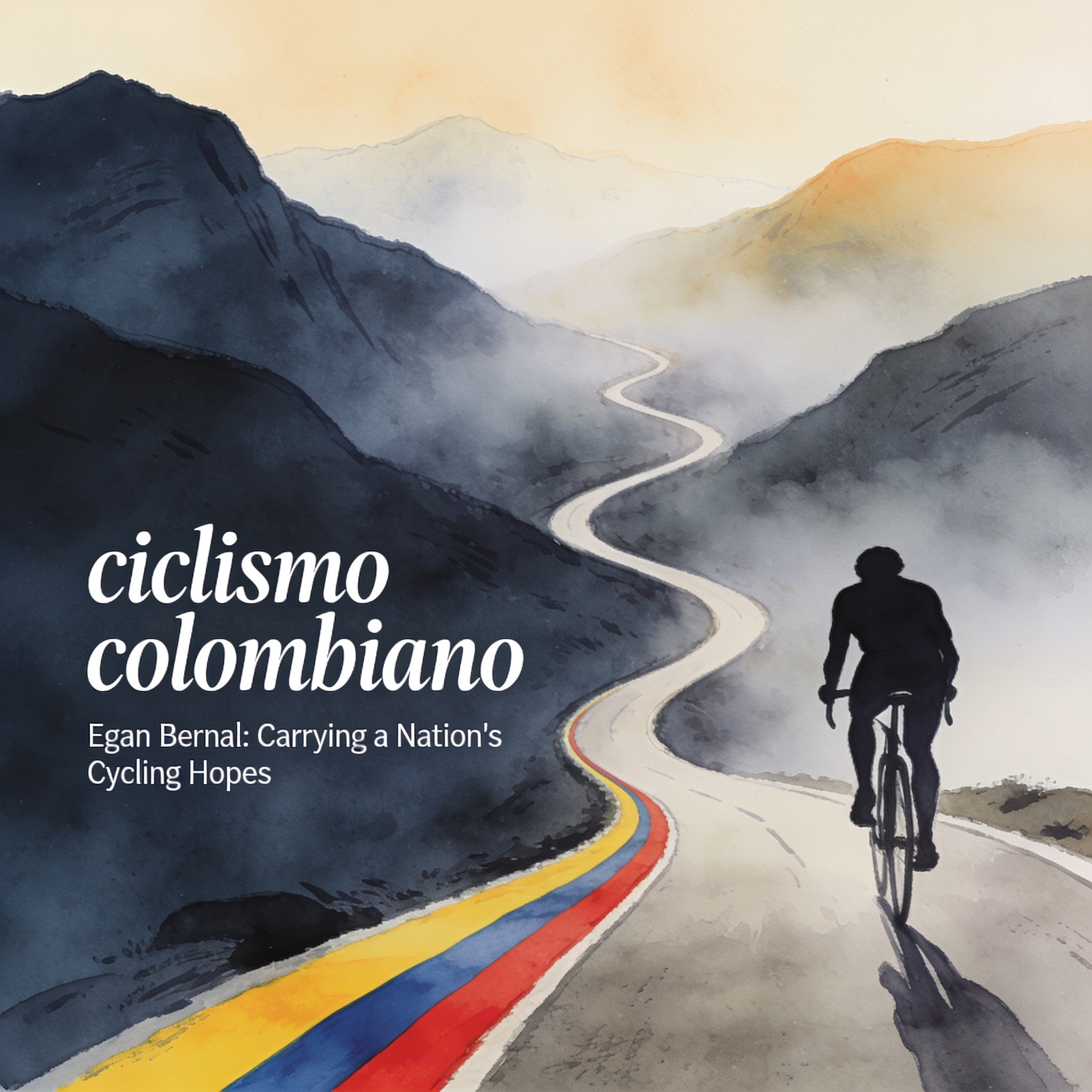 Egan Bernal vuelve al top 10 del Tour cuando el ciclismo colombiano busca renacer — Deportes, ilustración editorial