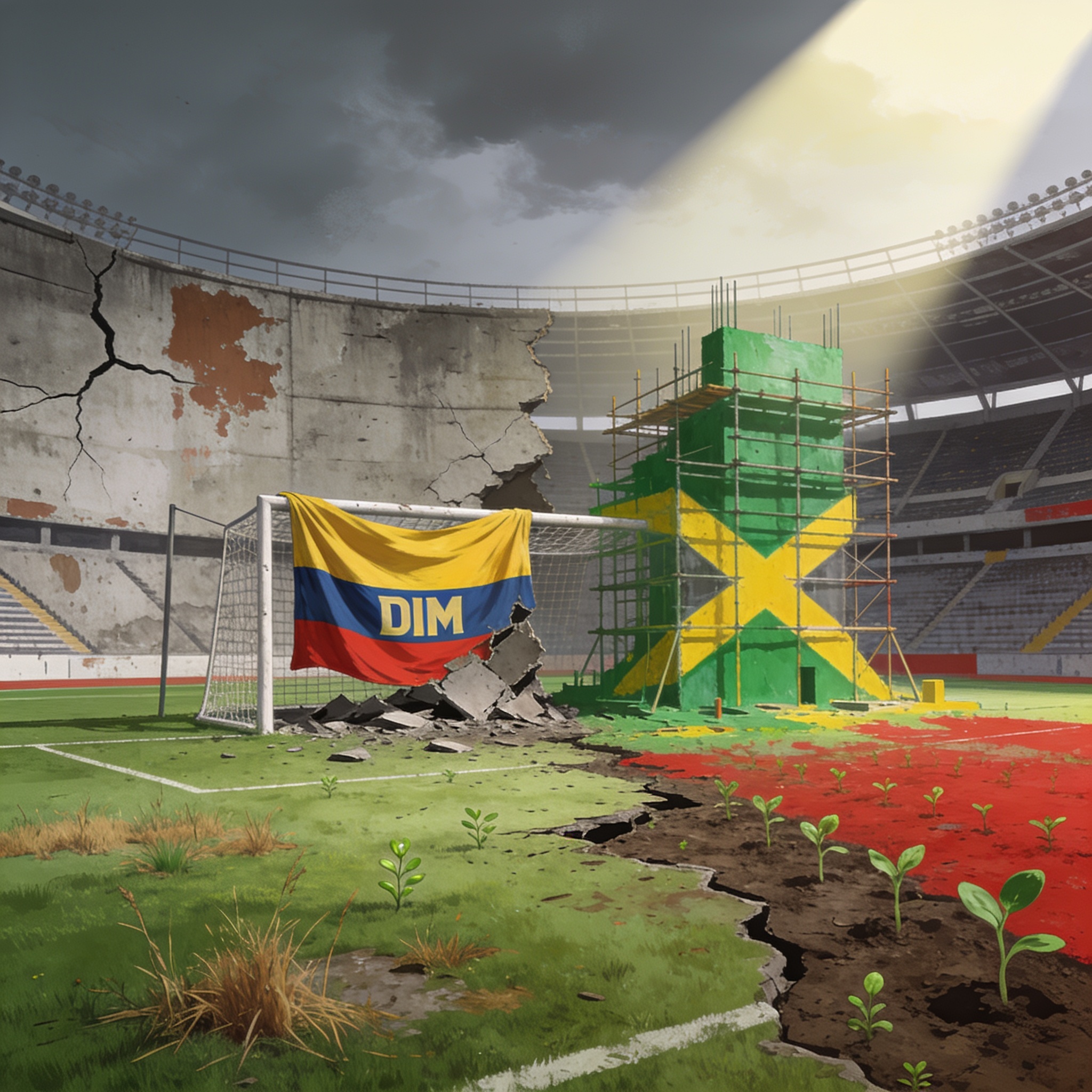 El fútbol también se juega en las instituciones que lo sostienen — Deportes, ilustración editorial