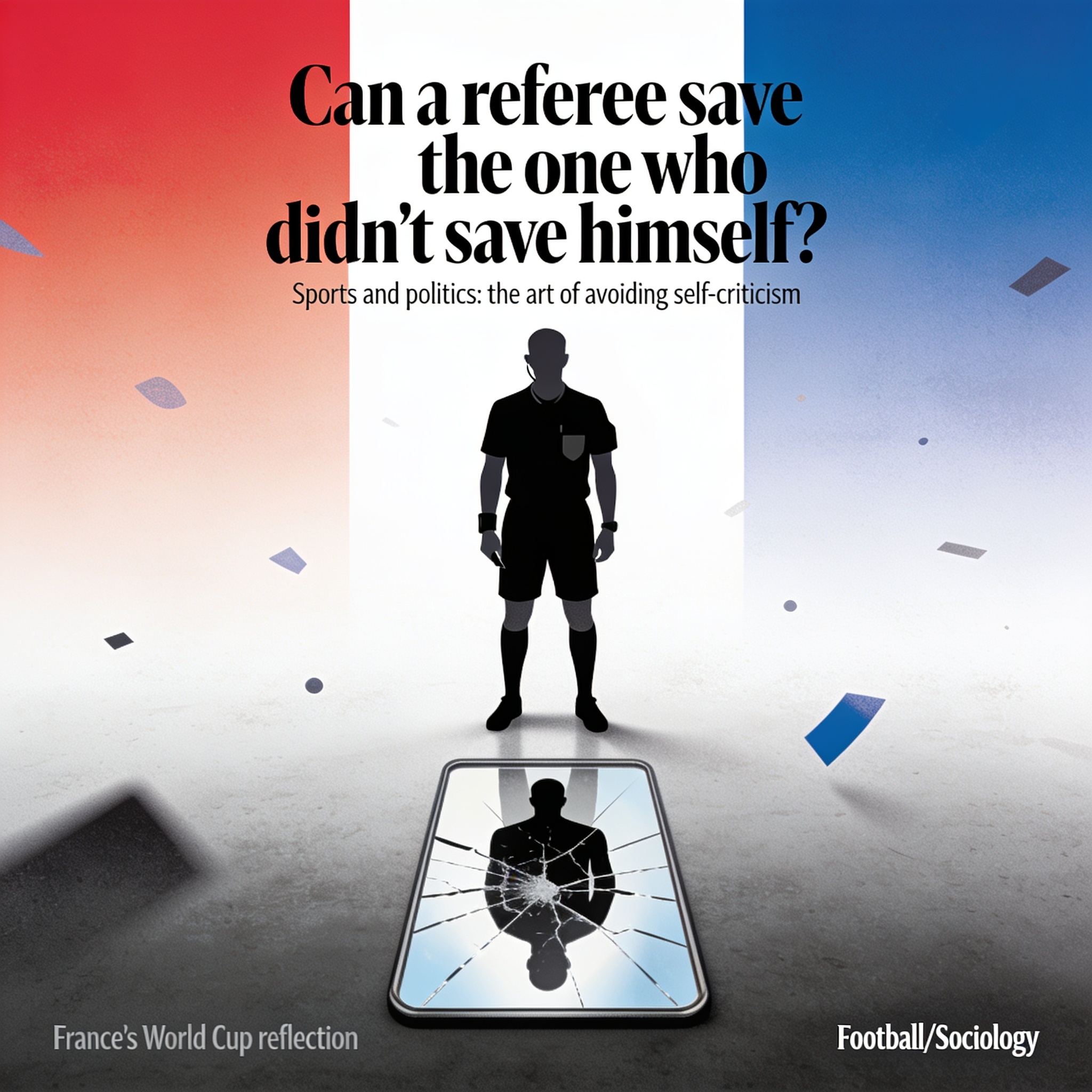 ¿Puede un árbitro salvar al que no se salvó a sí mismo? — Deportes, ilustración editorial