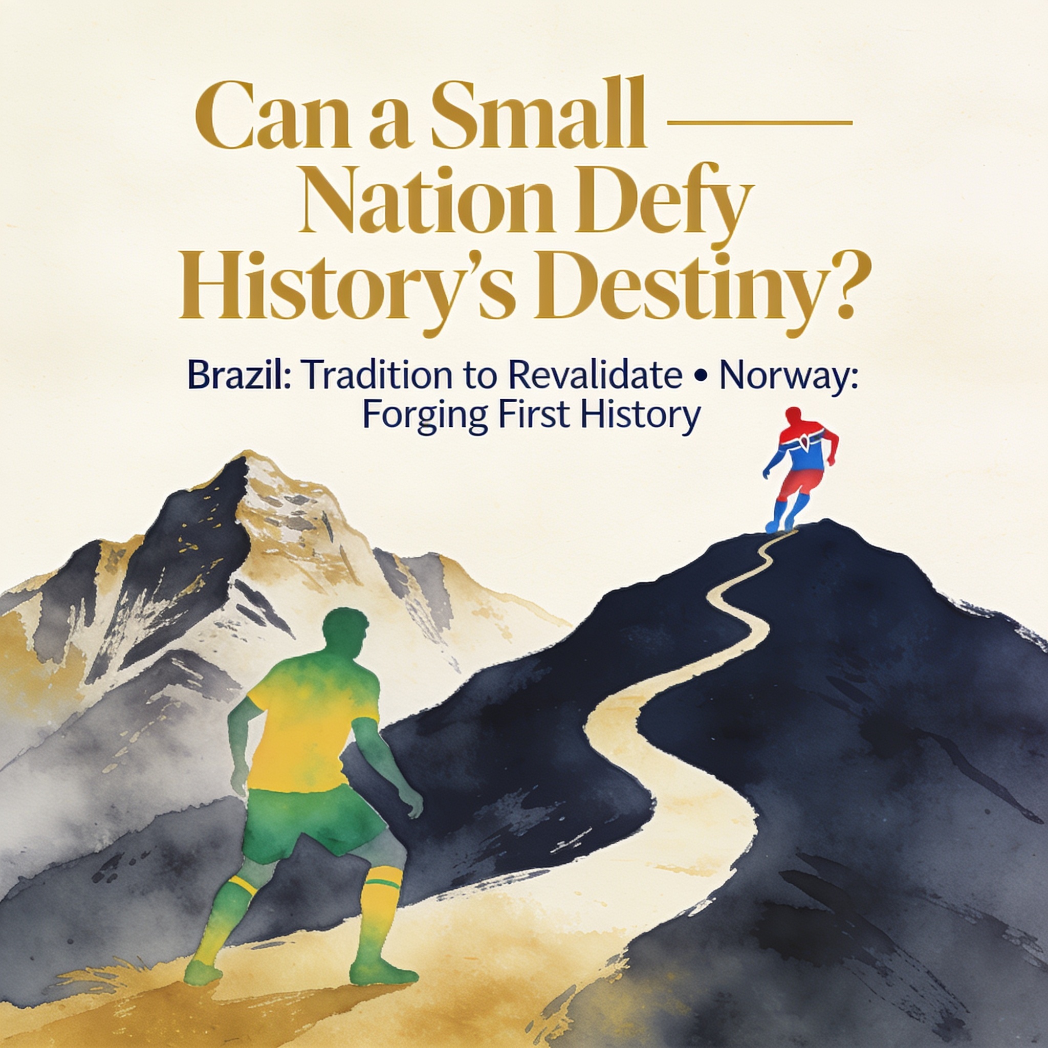 ¿Puede una nación pequeña desafiar el destino que la historia le asignó? — Deportes, ilustración editorial