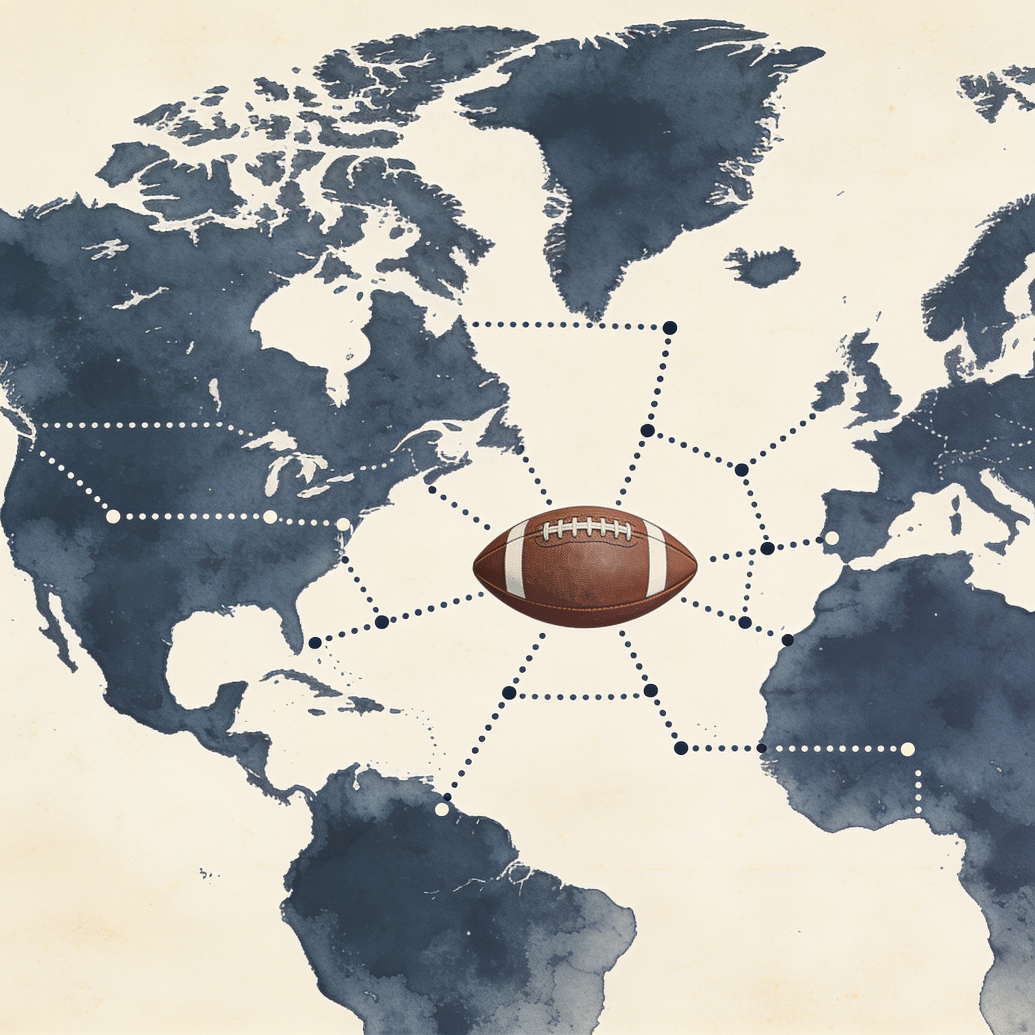 ¿Qué revela el Mundial sobre la nueva geografía del fútbol? — Deportes, ilustración editorial