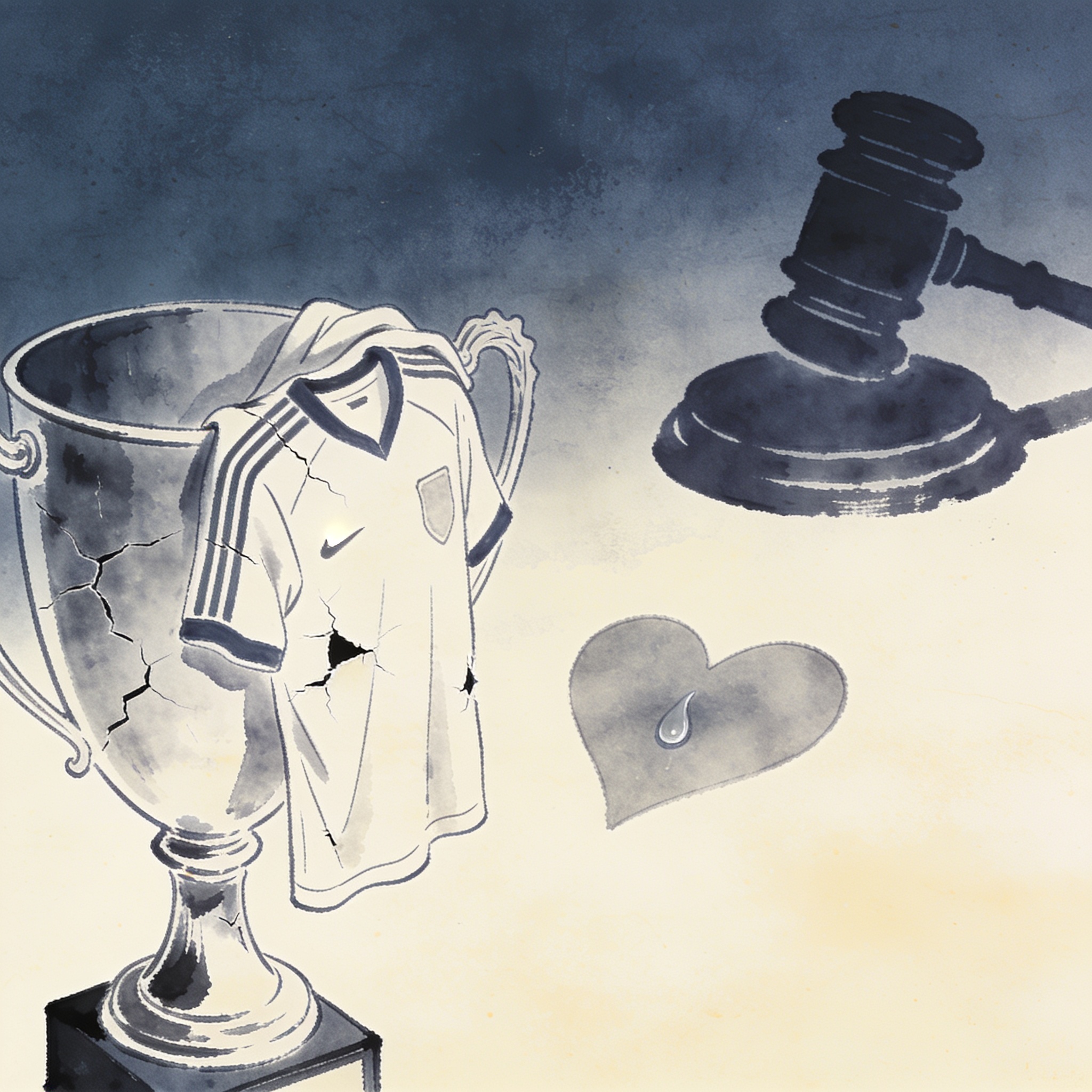 La justicia ratifica una pena que no alcanza a sanar la herida social — Deportes, ilustración editorial