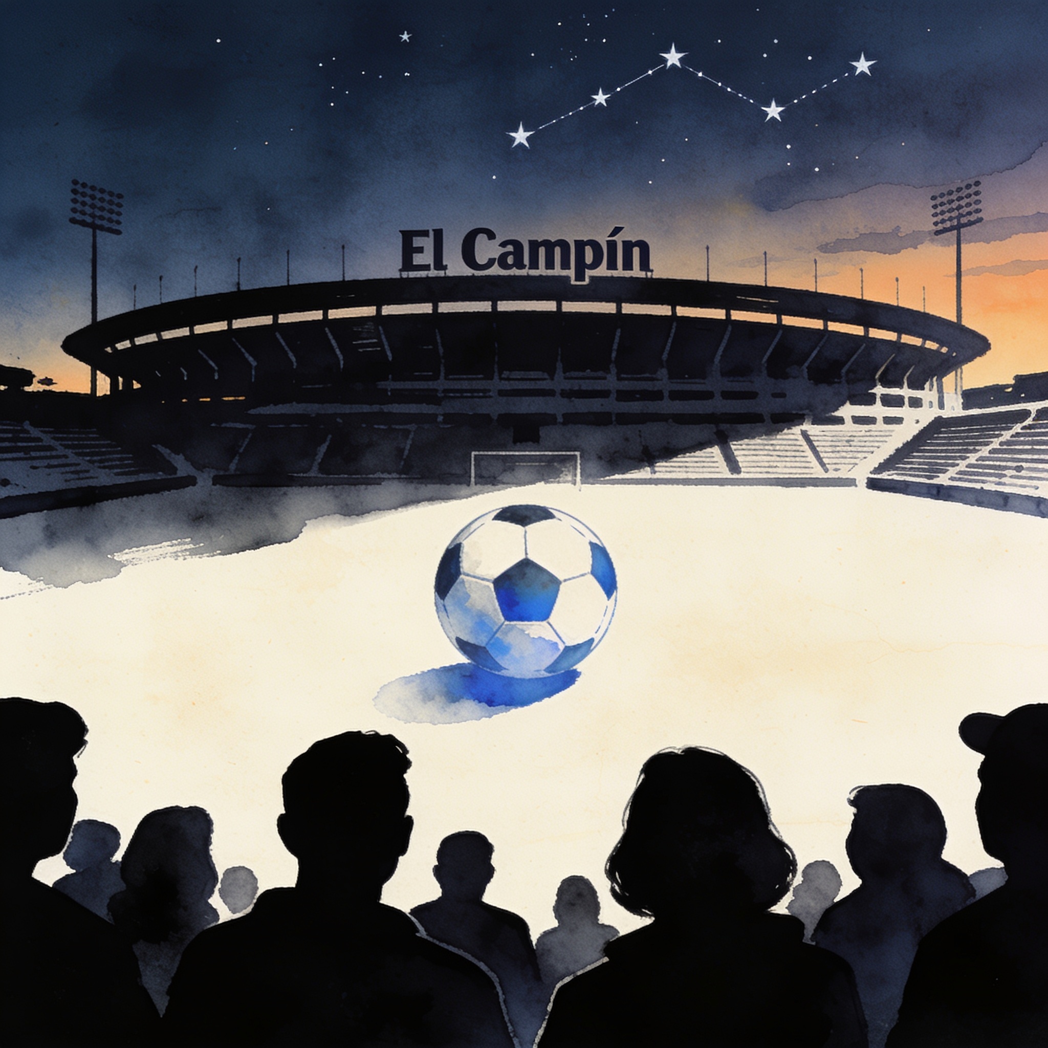 Millonarios abre la liga entre fichajes, abonados y una incógnita de identidad — Deportes, ilustración editorial