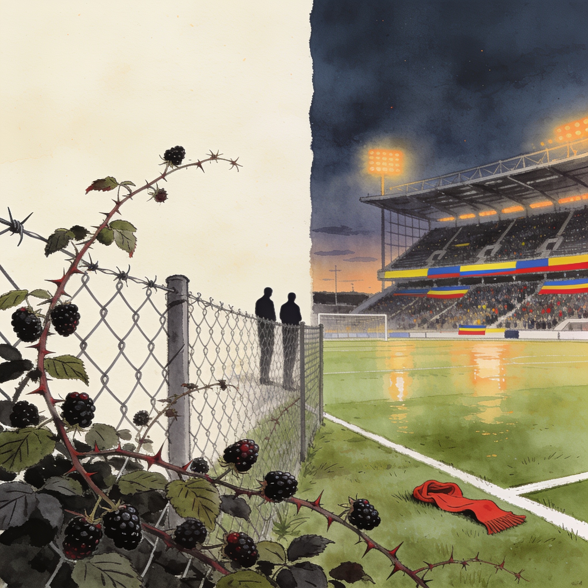 Benfica cae en Suiza y los colombianos miran desde afuera — Deportes, ilustración editorial