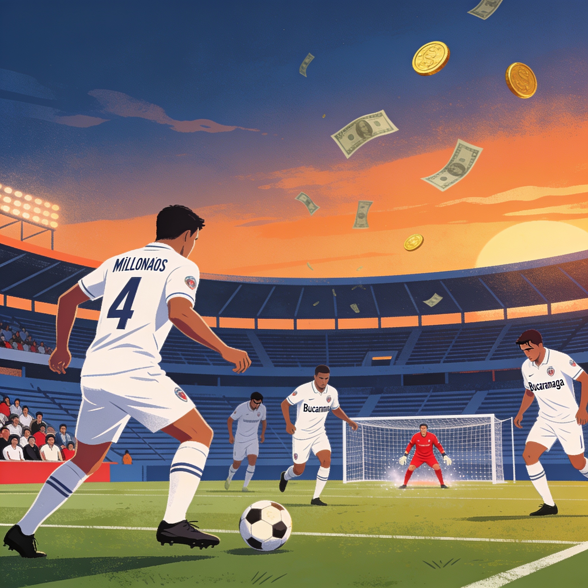 El fútbol sin goles es metáfora de una esperanza que no termina de concretar — Deportes, ilustración editorial
