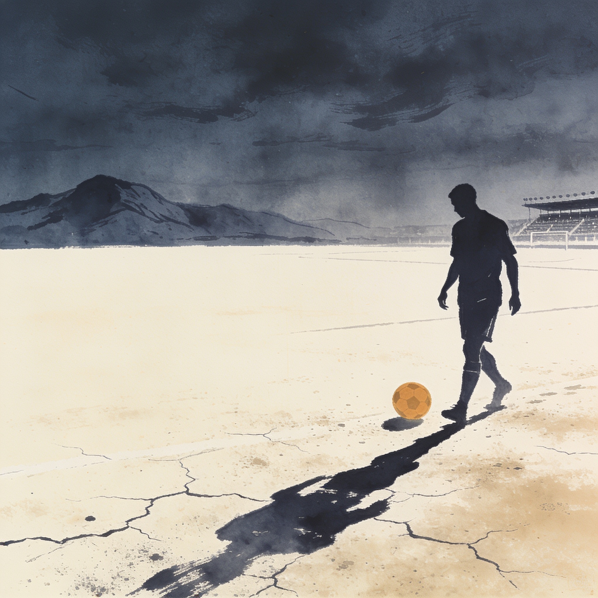 El Tolima carga con un país que olvida jugar — Deportes, ilustración editorial