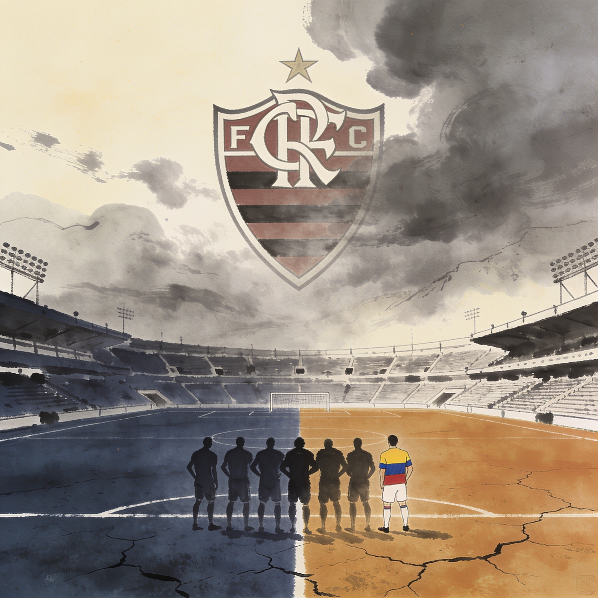 Tolima juega en Quito más que un cupo ante Flamengo — Deportes, ilustración editorial