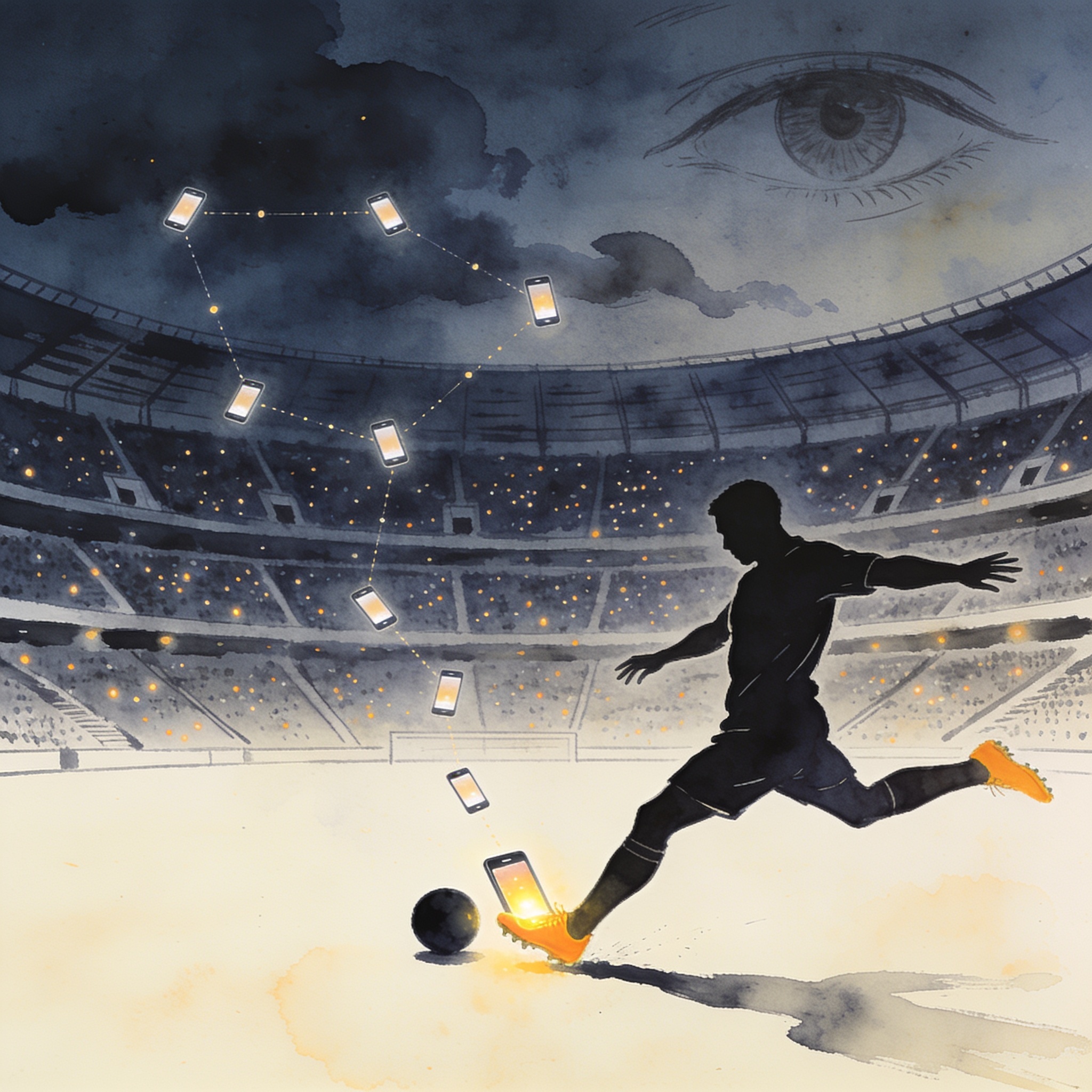 El gol de Tim Payne y la economía de la atención en el fútbol moderno — Deportes, ilustración editorial