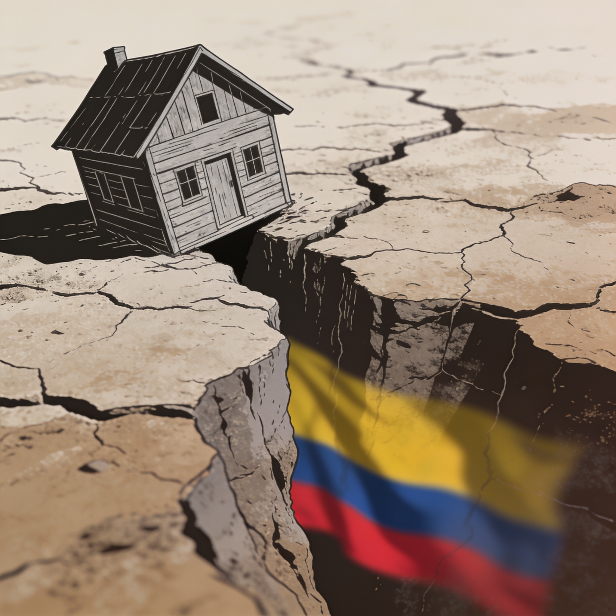 El terremoto de Chocó pone a prueba la resiliencia fiscal colombiana — Internacional, ilustración editorial
