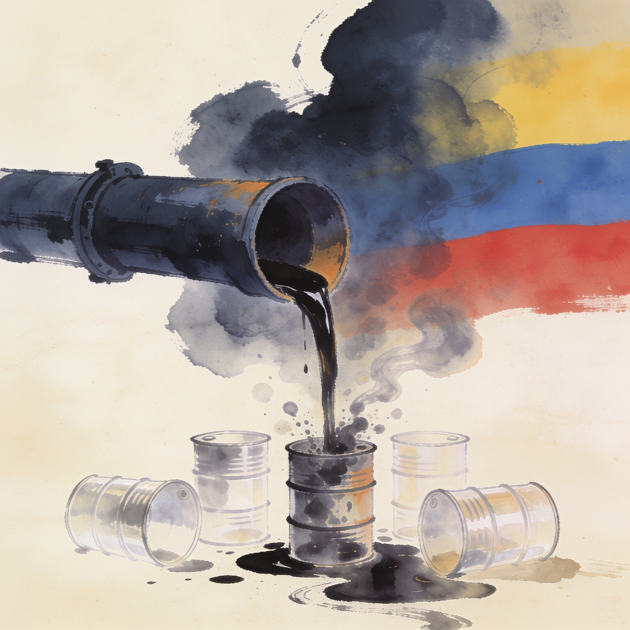 La orden contra el hurto de hidrocarburos se mide en barriles recuperados — Política, ilustración editorial