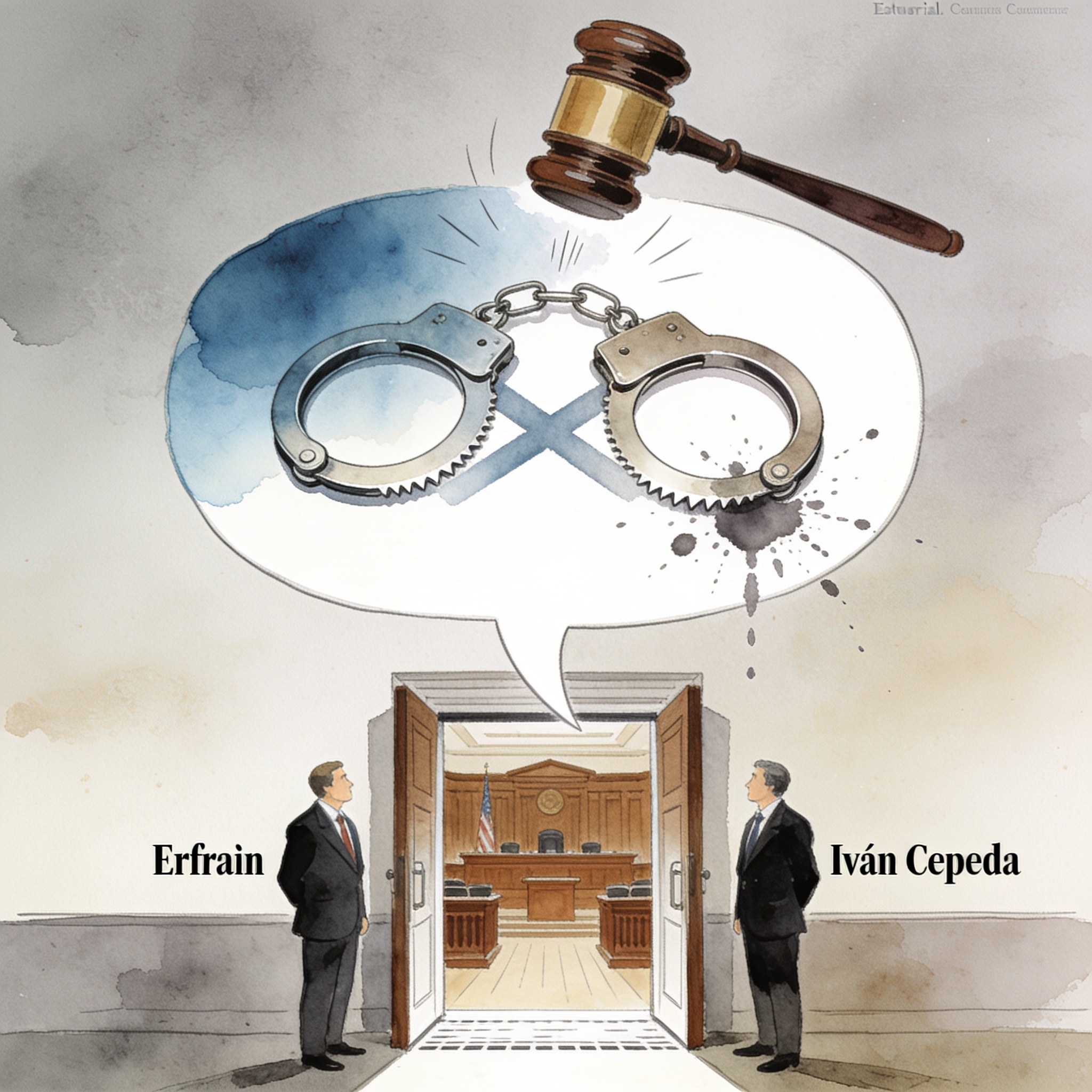 Cuando la descalificación cruza el umbral penal — Política, ilustración editorial