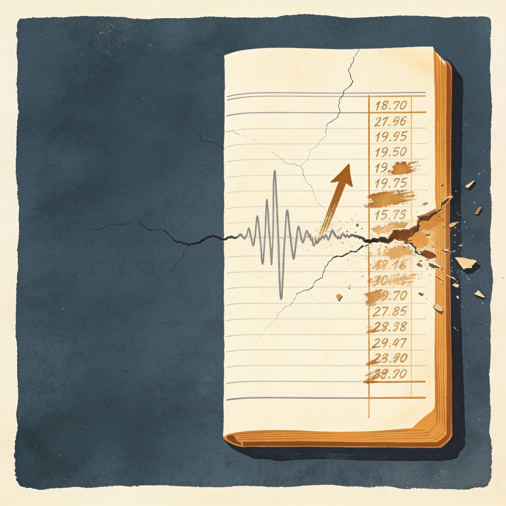 El presupuesto 2027 sube 10 % tras el terremoto — Mercados, ilustración editorial