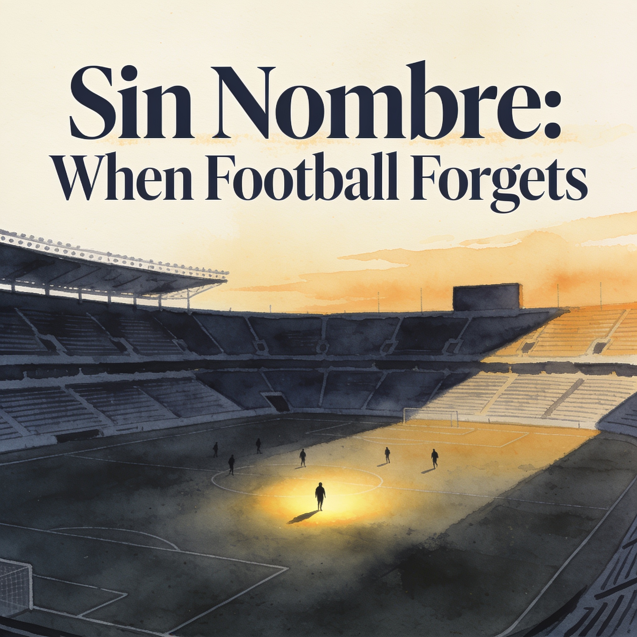 El fútbol de los sin nombre también merece memoria — Deportes, ilustración editorial