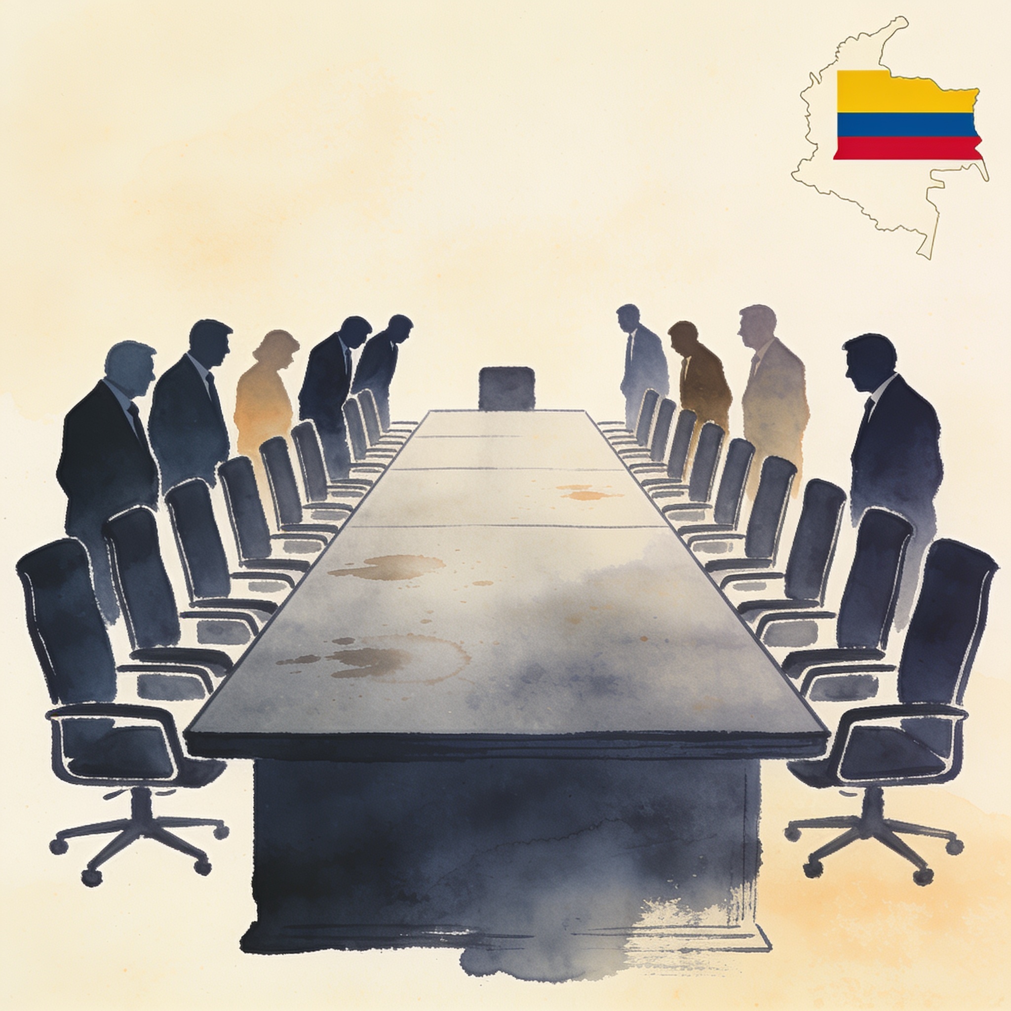 De la Espriella posesionó un gabinete con más nombres que programa — Política, ilustración editorial