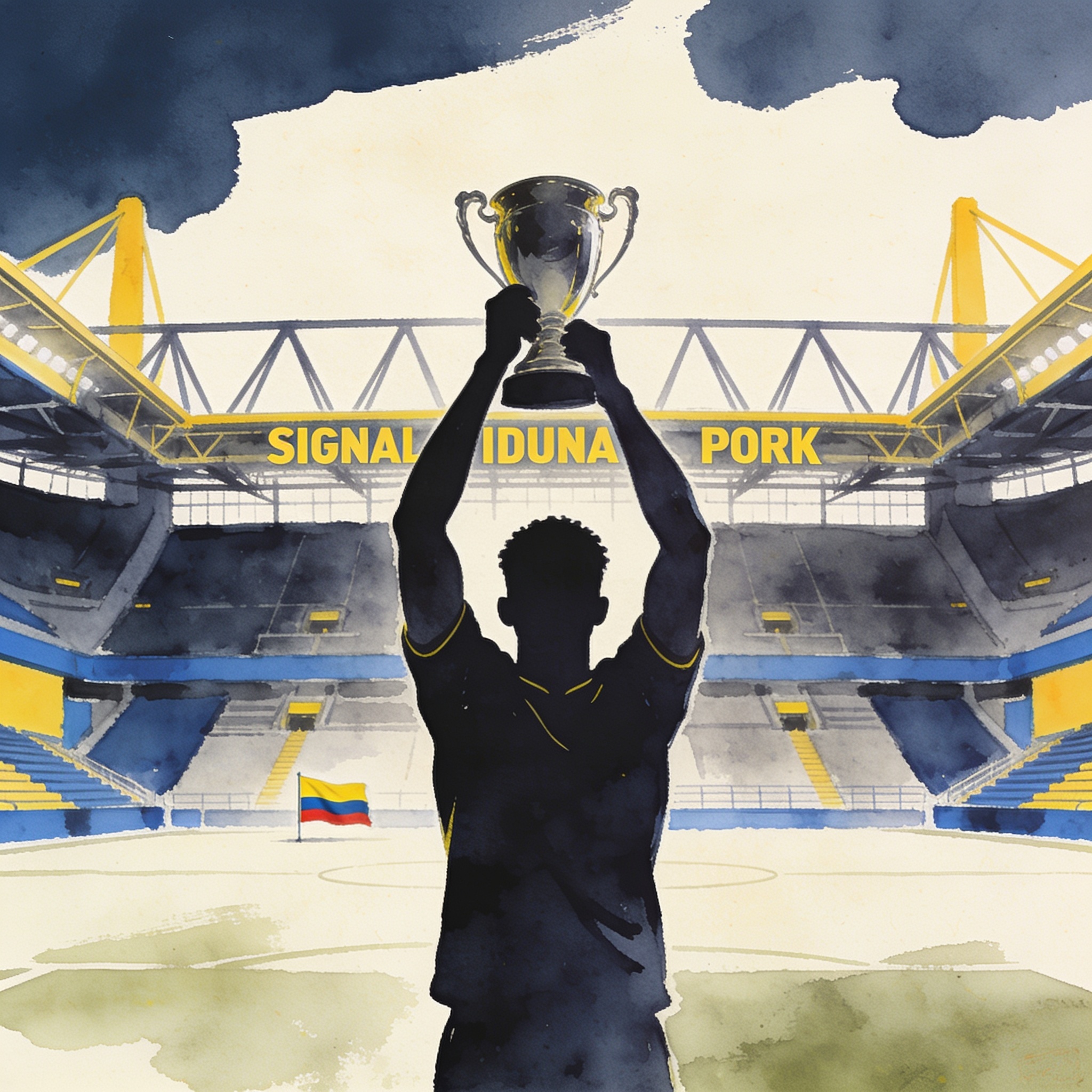 Luis Díaz y la vieja virtud de ganar donde nadie regala nada — Deportes, ilustración editorial