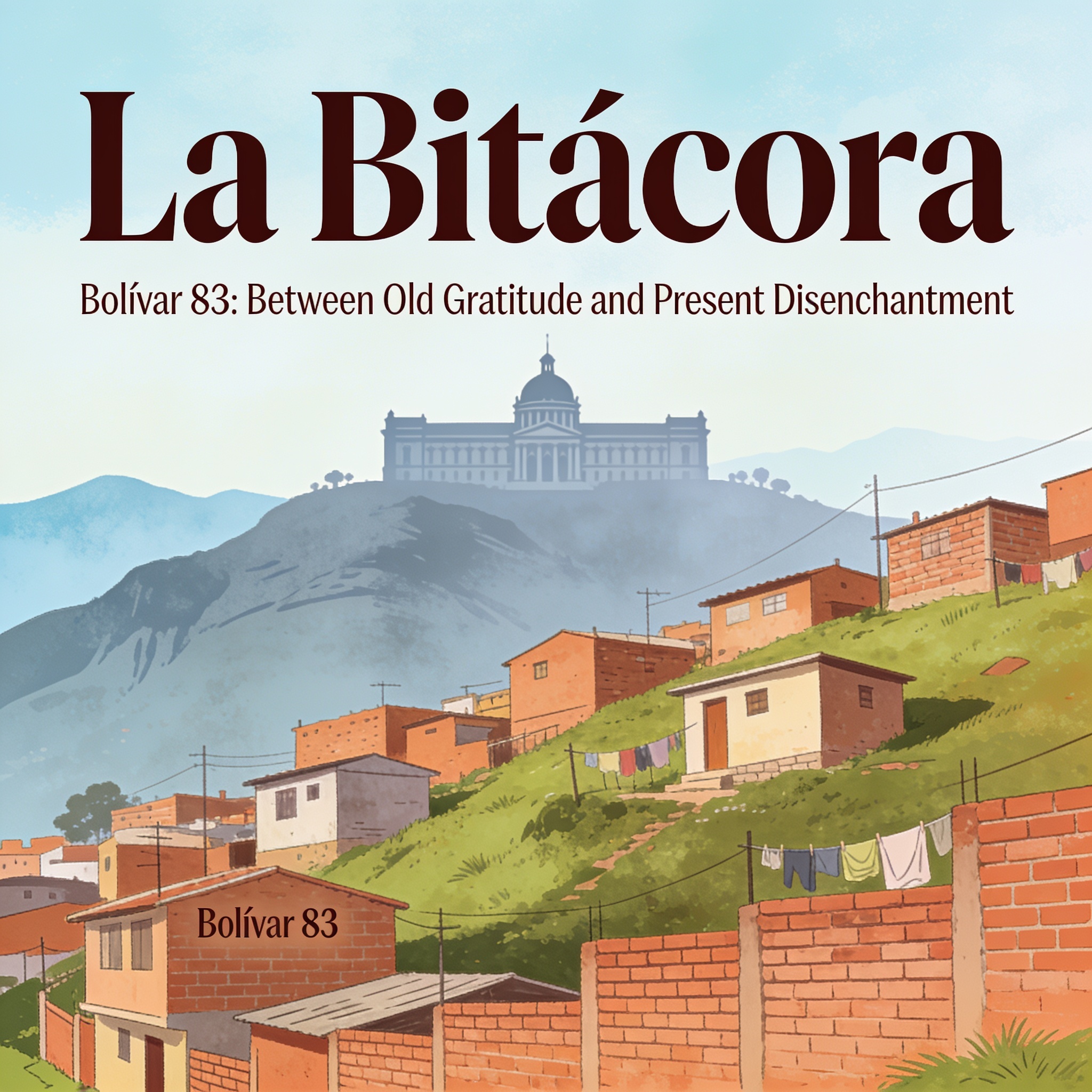 Bolívar 83 y el gobierno que no volvió a la montaña — Política, ilustración editorial