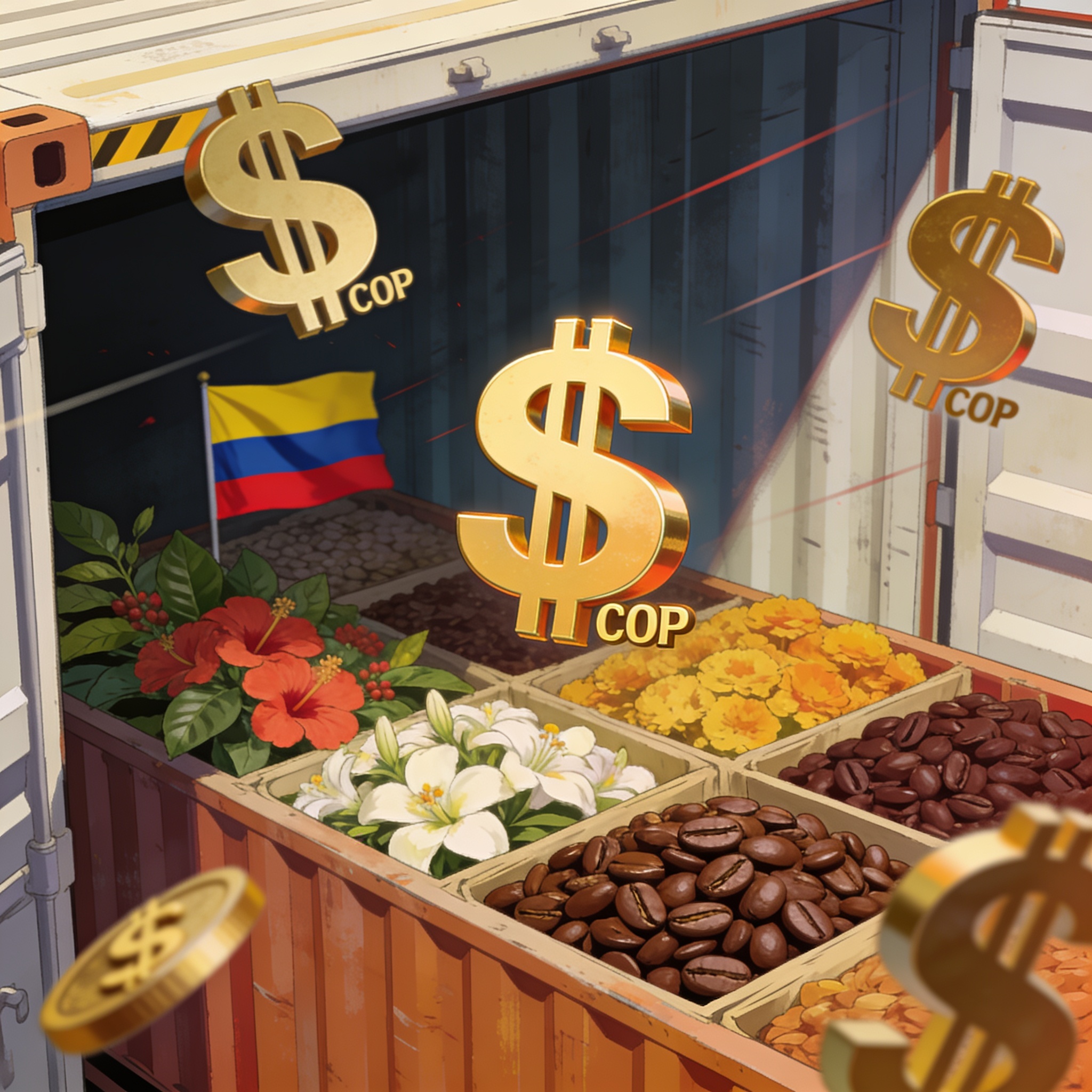 La revaluación del peso pone en jaque al agroexportador — Mercados, ilustración editorial