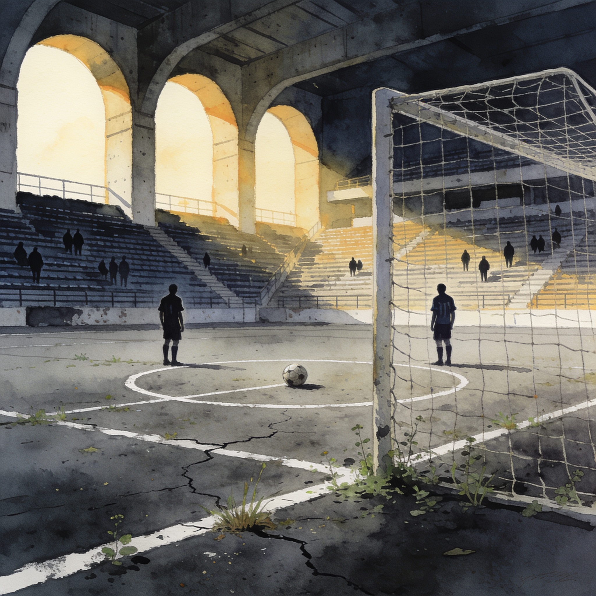 El clásico que Colombia mira de reojo — Deportes, ilustración editorial