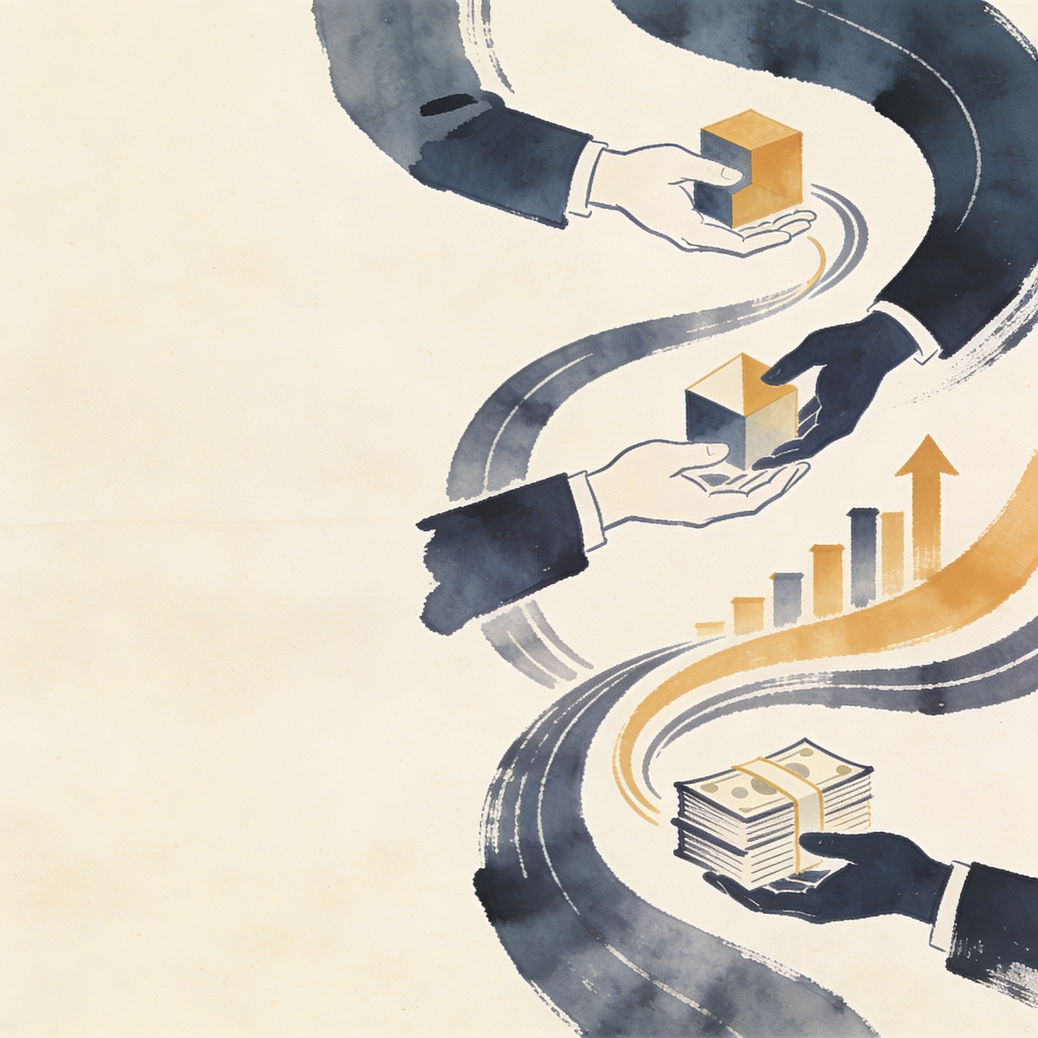 El comercio colombiano se estanca mientras la demanda interna se debilita — Comercio, ilustración editorial