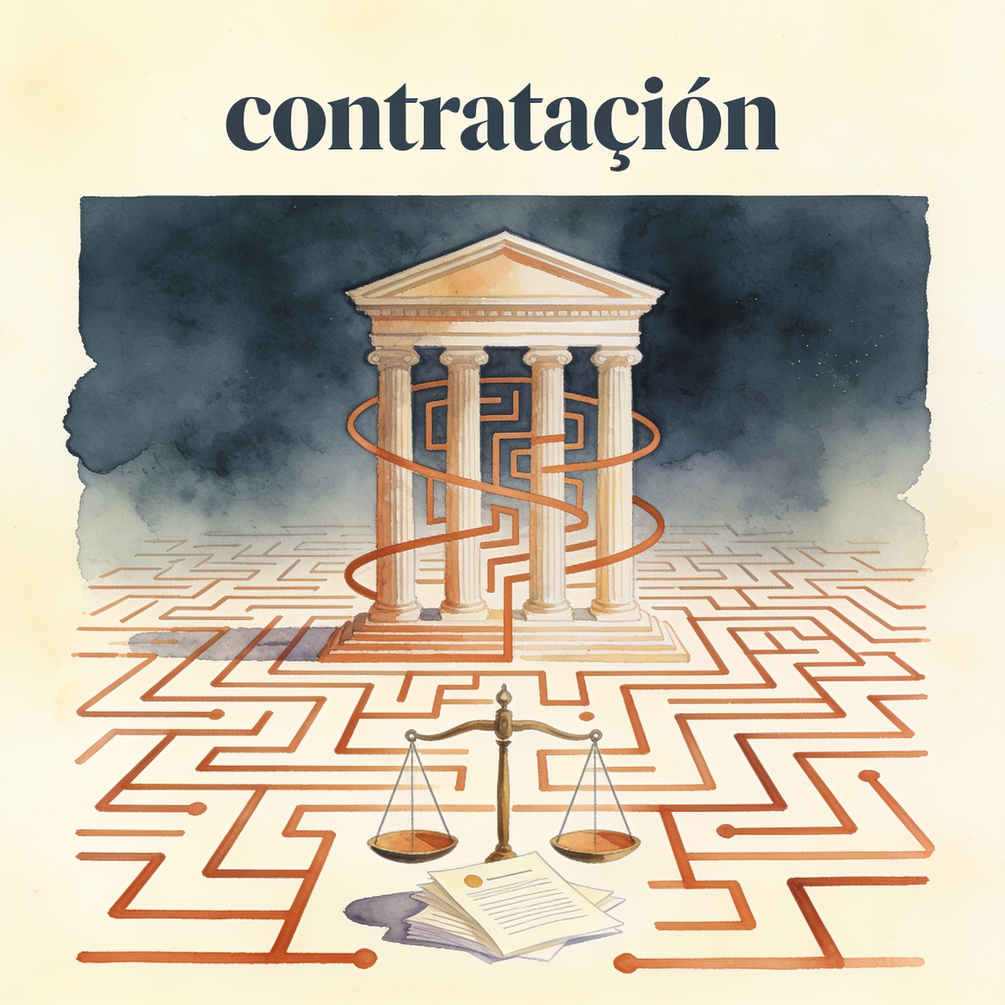 Barranquilla cierra ocho falsos consultorios y abre un debate de fondo — Contratación, ilustración editorial